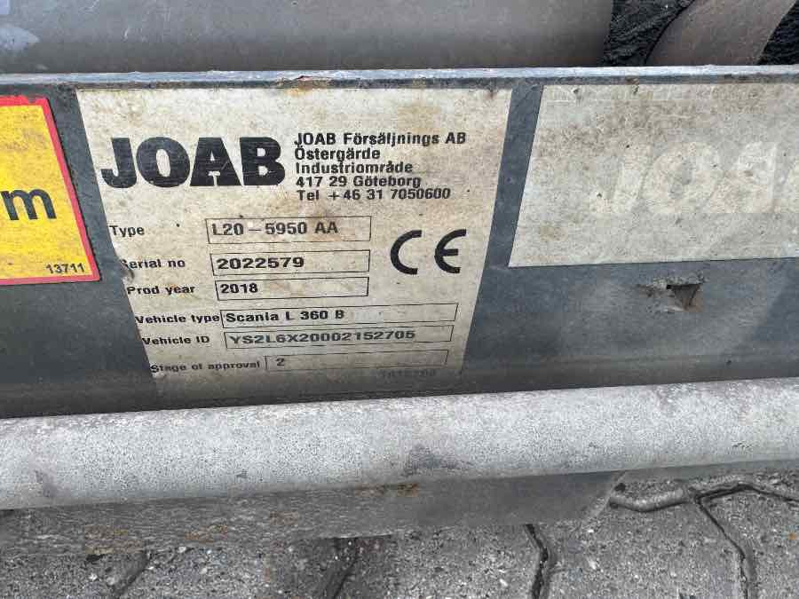 JOAB HOOK LOADER SYSTEM L20 - 5950 AA - מערכת הרמת וו/ מעמיס דילוג: תמונה 2 JOAB HOOK LOADER SYSTEM L20 - 5950 AA - מערכת הרמת וו/ מעמיס דילוג: תמונה 2