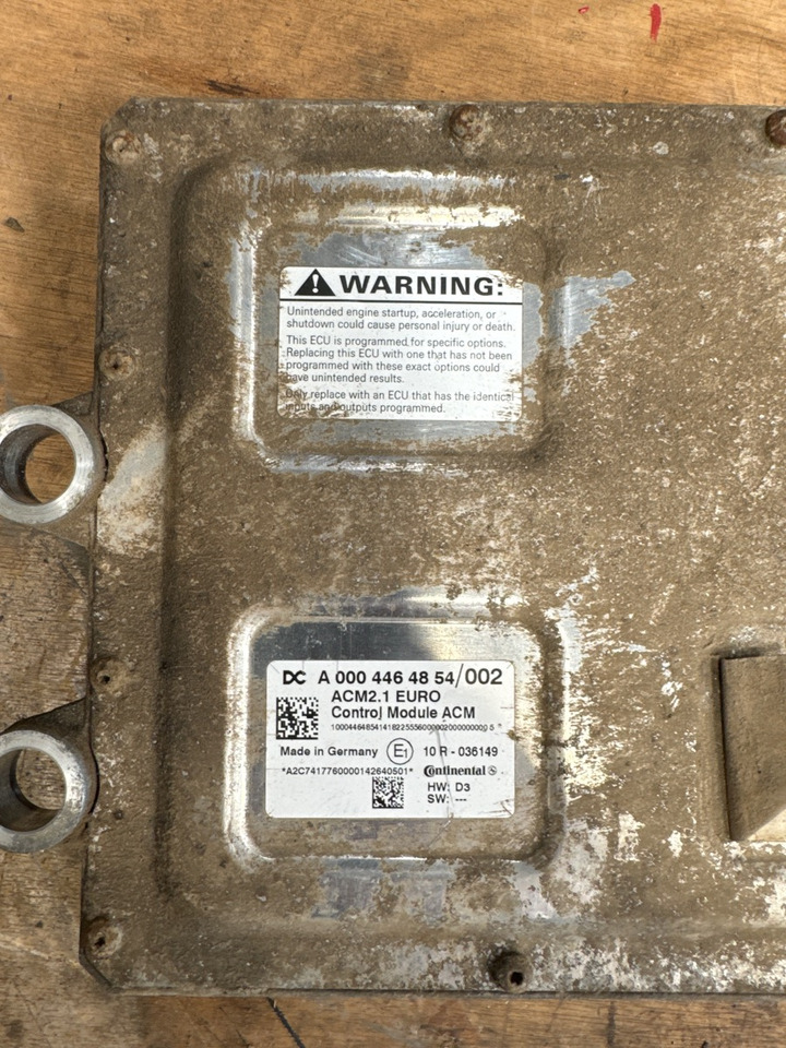 MERCEDES ECU ACM A0004464854 - מערכת חשמל עבור משאית: תמונה 2 MERCEDES ECU ACM A0004464854 - מערכת חשמל עבור משאית: תמונה 2