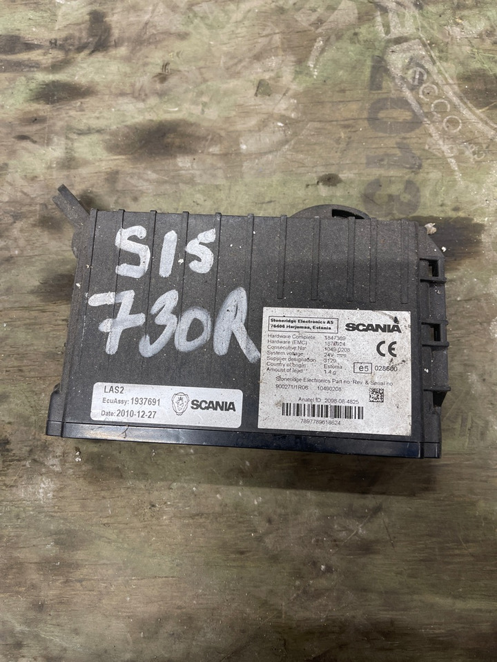 SCANIA ECU LAS 1937691 - מערכת חשמל עבור משאית: תמונה 1 SCANIA ECU LAS 1937691 - מערכת חשמל עבור משאית: תמונה 1