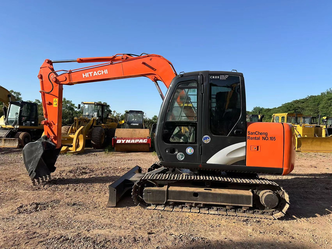 HITACHI ZAXIS ZX70 mini excavator - מיני מחפר: תמונה 2 HITACHI ZAXIS ZX70 mini excavator - מיני מחפר: תמונה 2