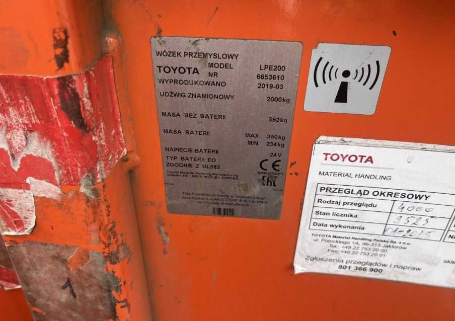 BT LPE200 - משאית משטחים: תמונה 4 BT LPE200 - משאית משטחים: תמונה 4