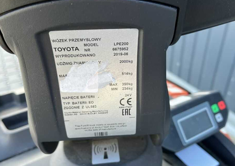 BT LPE200 - משאית משטחים: תמונה 4 BT LPE200 - משאית משטחים: תמונה 4