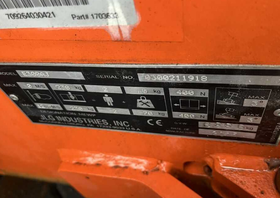 JLG E300AJ - זרוע מרפקי: תמונה 4 JLG E300AJ - זרוע מרפקי: תמונה 4