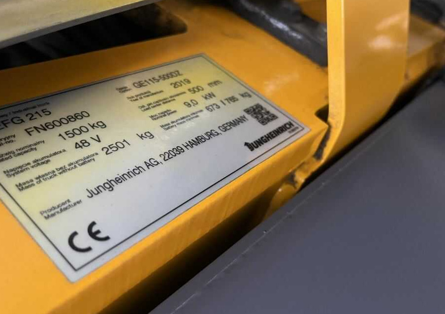 Jungheinrich EFG215 - מלגזה חשמלית: תמונה 4 Jungheinrich EFG215 - מלגזה חשמלית: תמונה 4