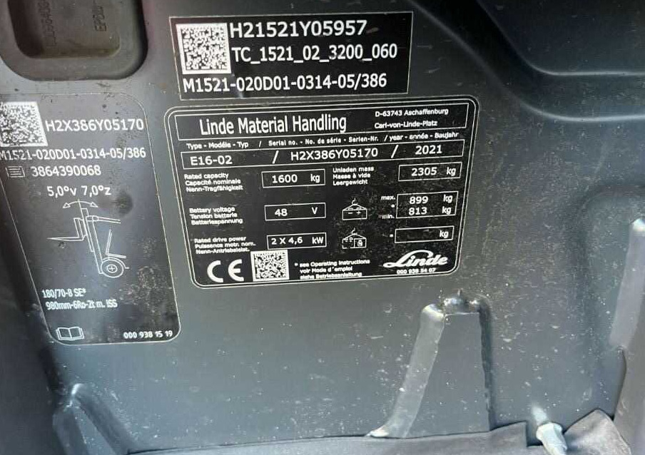 Linde E16-02 - מלגזה חשמלית: תמונה 4 Linde E16-02 - מלגזה חשמלית: תמונה 4