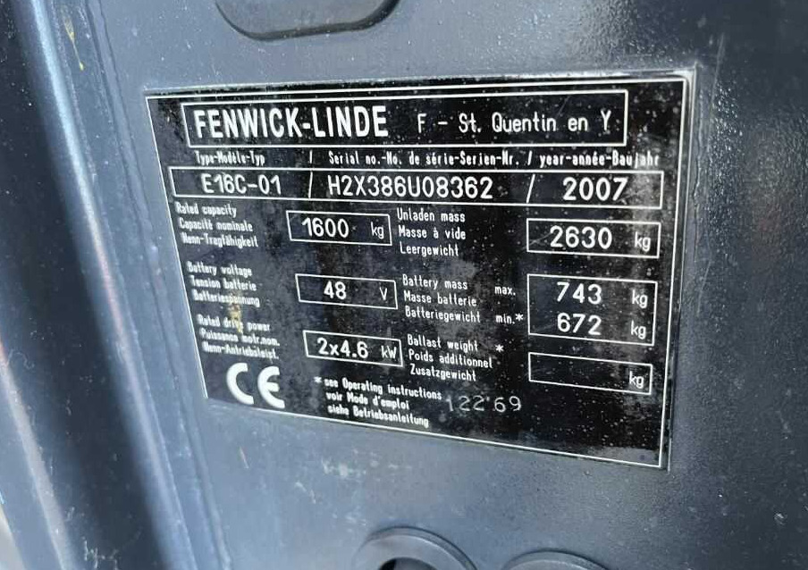 Linde E16C-01 - מלגזה חשמלית: תמונה 4 Linde E16C-01 - מלגזה חשמלית: תמונה 4