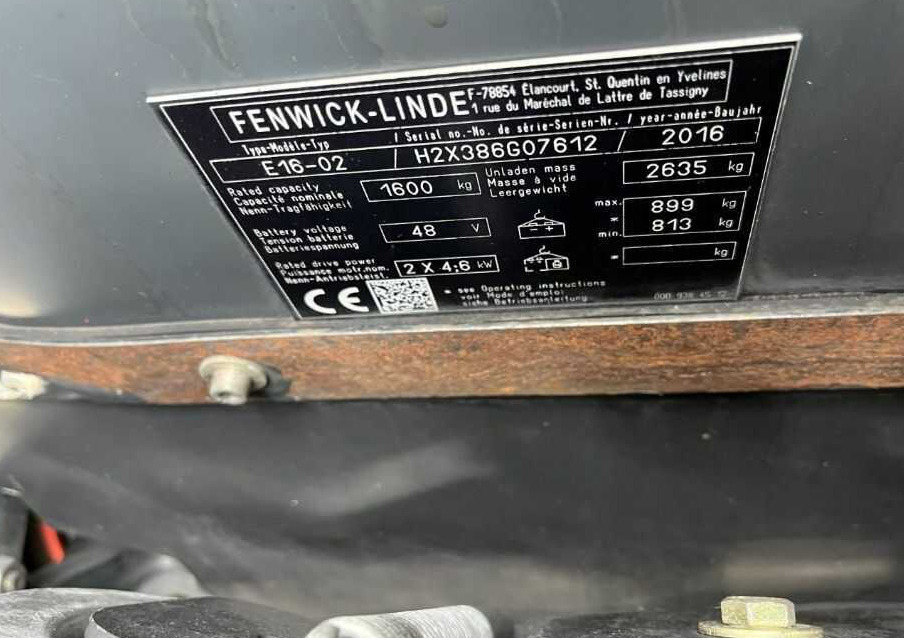 Linde E16C-02 - מלגזה חשמלית: תמונה 4 Linde E16C-02 - מלגזה חשמלית: תמונה 4