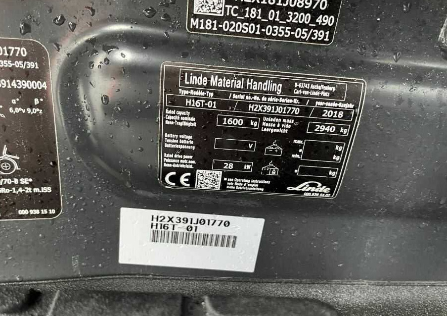 Linde H16T-01 - מלגזת LPG: תמונה 4 Linde H16T-01 - מלגזת LPG: תמונה 4