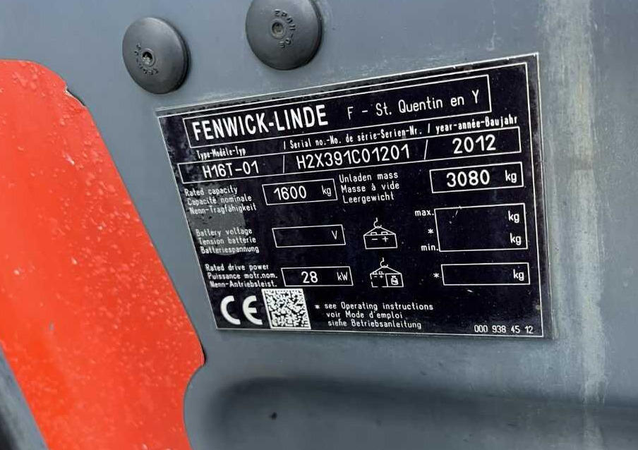 Linde H16T-01 - מלגזת LPG: תמונה 4 Linde H16T-01 - מלגזת LPG: תמונה 4