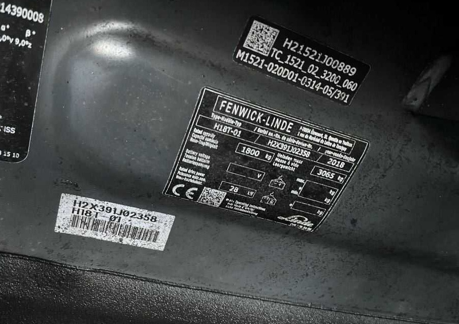 Linde H18T-01 - מלגזת LPG: תמונה 5 Linde H18T-01 - מלגזת LPG: תמונה 5