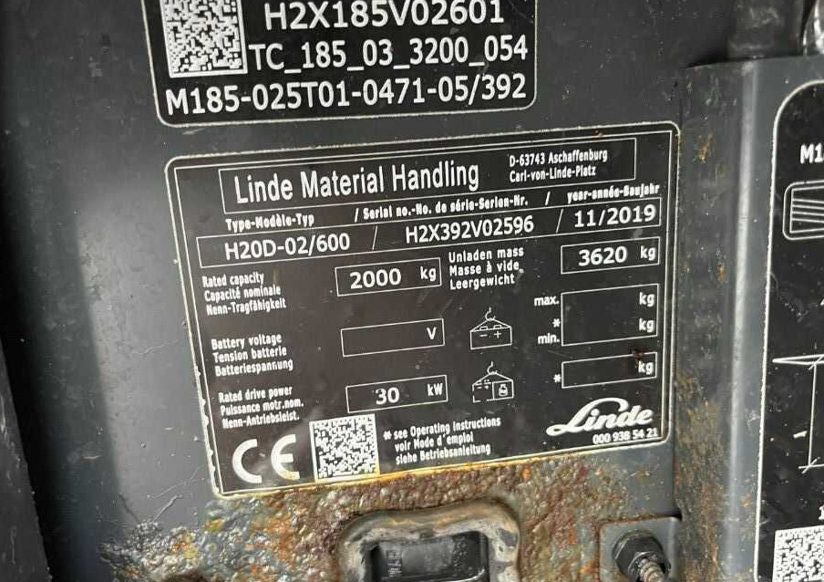 Linde H20D - מלגזת סולר: תמונה 3 Linde H20D - מלגזת סולר: תמונה 3