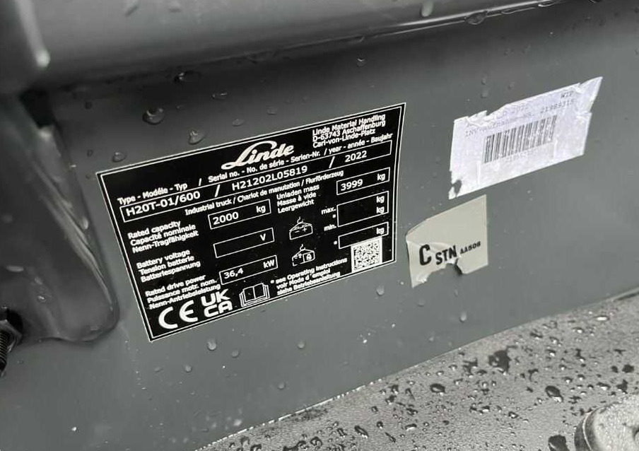 Linde H20T-01/600 - מלגזת LPG: תמונה 4 Linde H20T-01/600 - מלגזת LPG: תמונה 4