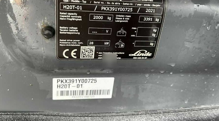 Linde H20T-01 - מלגזת LPG: תמונה 4 Linde H20T-01 - מלגזת LPG: תמונה 4