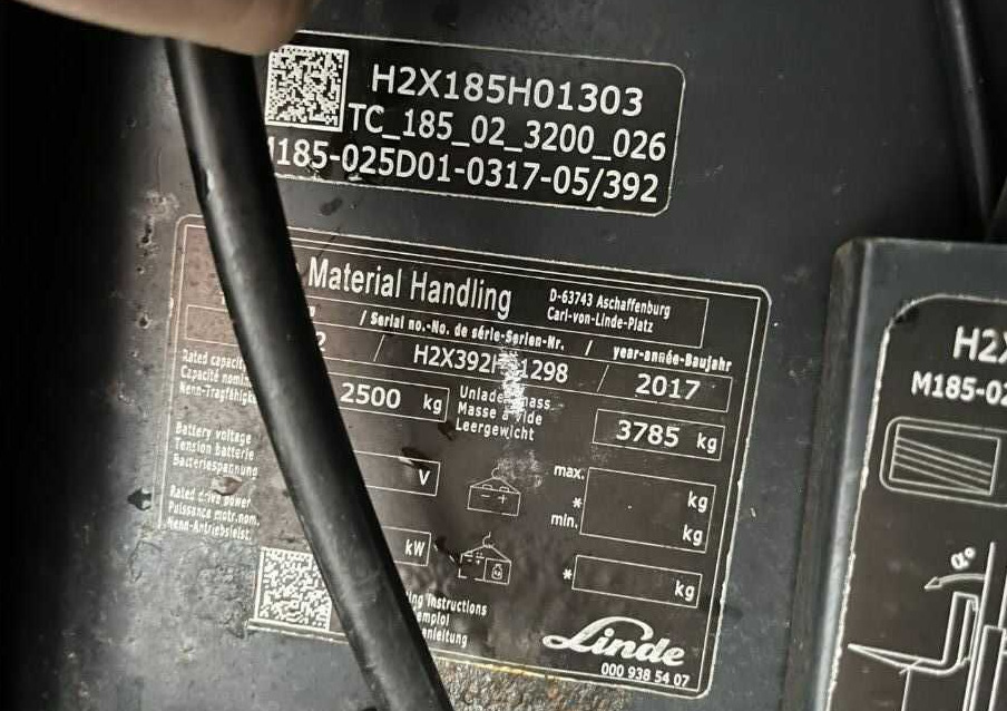 Linde H25D-02 - מלגזת סולר: תמונה 4 Linde H25D-02 - מלגזת סולר: תמונה 4