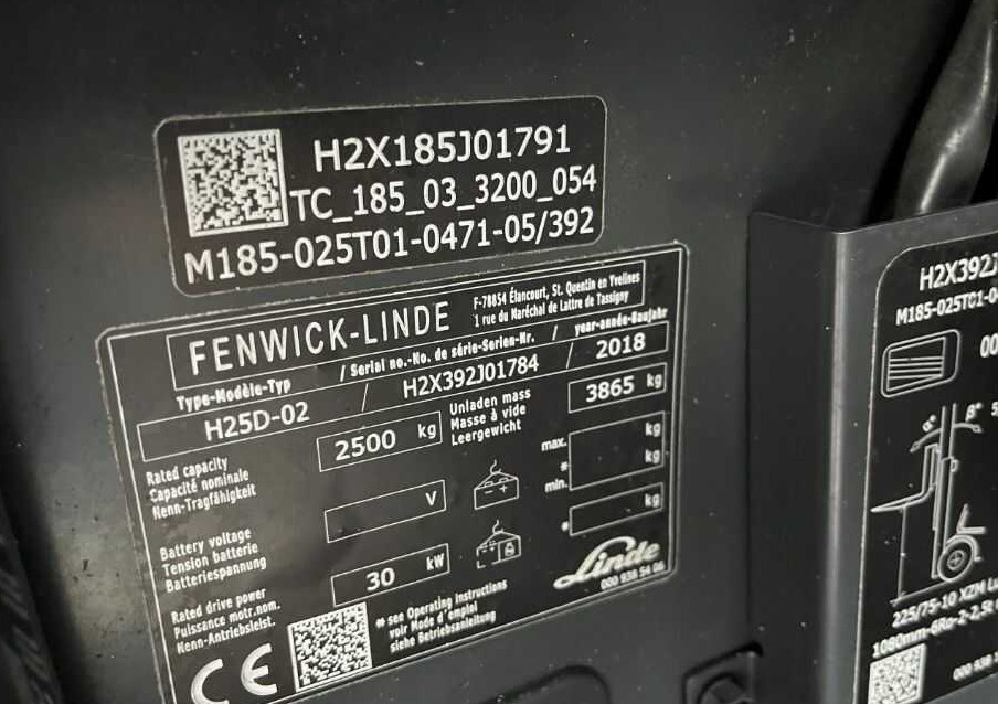 מלגזת LPG Linde H25D-02: תמונה 6