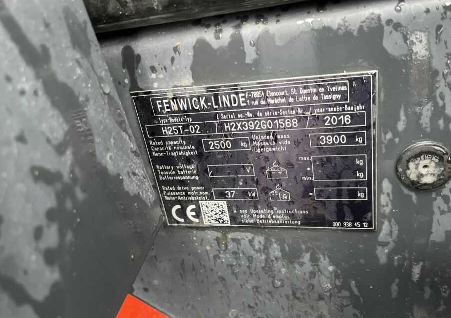 Linde H25T-02 - מלגזת LPG: תמונה 4 Linde H25T-02 - מלגזת LPG: תמונה 4