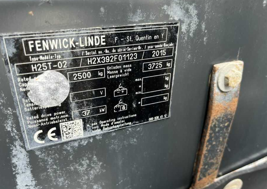 Linde H25T-02 - מלגזת LPG: תמונה 4 Linde H25T-02 - מלגזת LPG: תמונה 4