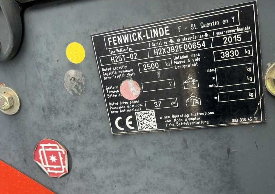 Linde H25T-02 - מלגזת LPG: תמונה 4 Linde H25T-02 - מלגזת LPG: תמונה 4