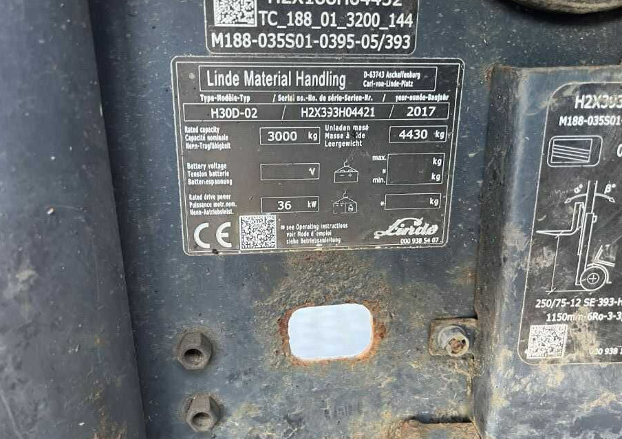 Linde H35D-02 - מלגזת סולר: תמונה 4 Linde H35D-02 - מלגזת סולר: תמונה 4