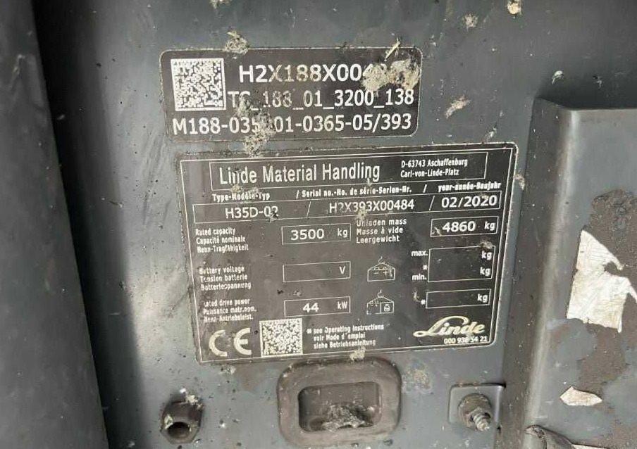 Linde H35D-02 - מלגזת סולר: תמונה 4 Linde H35D-02 - מלגזת סולר: תמונה 4