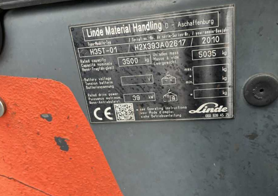 Linde H35T-01 - מלגזת LPG: תמונה 4 Linde H35T-01 - מלגזת LPG: תמונה 4
