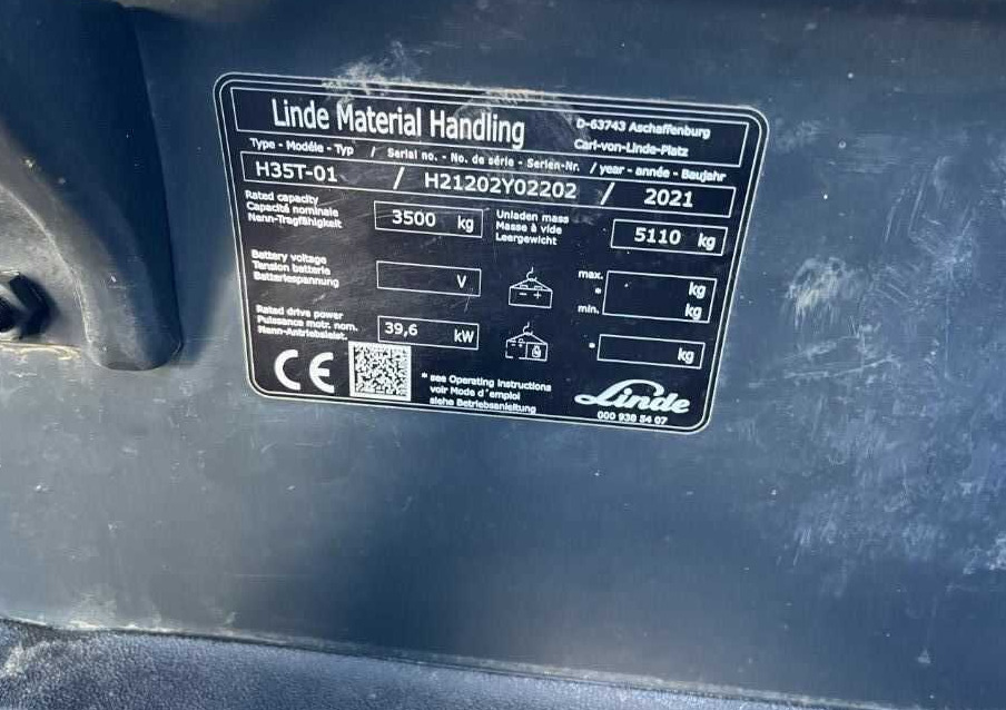 Linde H35T-01 - מלגזת LPG: תמונה 4 Linde H35T-01 - מלגזת LPG: תמונה 4