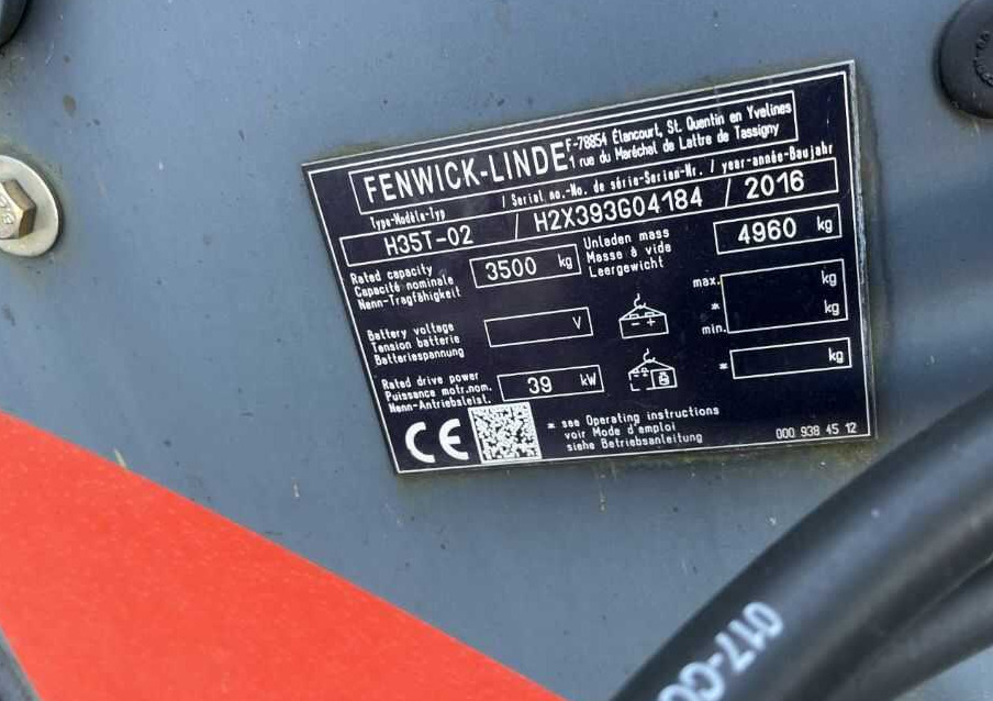 Linde H35T-02 - מלגזת LPG: תמונה 3 Linde H35T-02 - מלגזת LPG: תמונה 3