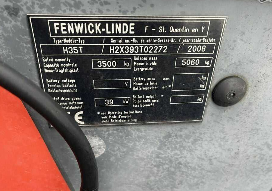 Linde H35T - מלגזת LPG: תמונה 5 Linde H35T - מלגזת LPG: תמונה 5