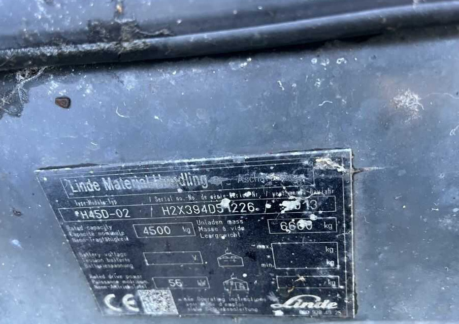 Linde H45D-02 - מלגזת סולר: תמונה 4 Linde H45D-02 - מלגזת סולר: תמונה 4