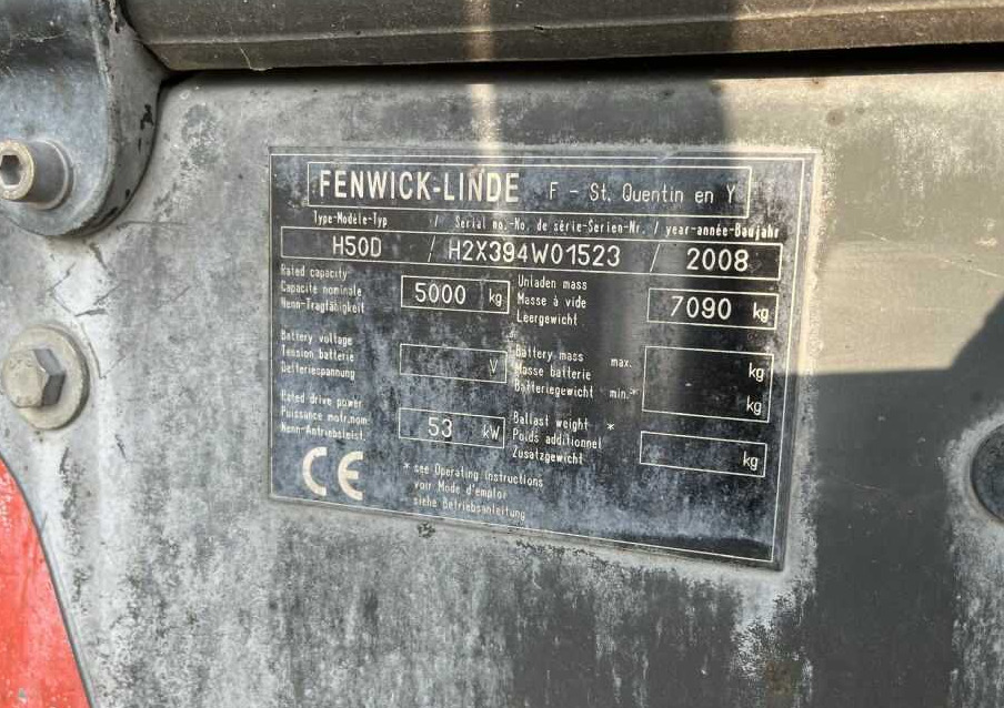 Linde H50D - מלגזת סולר: תמונה 4 Linde H50D - מלגזת סולר: תמונה 4
