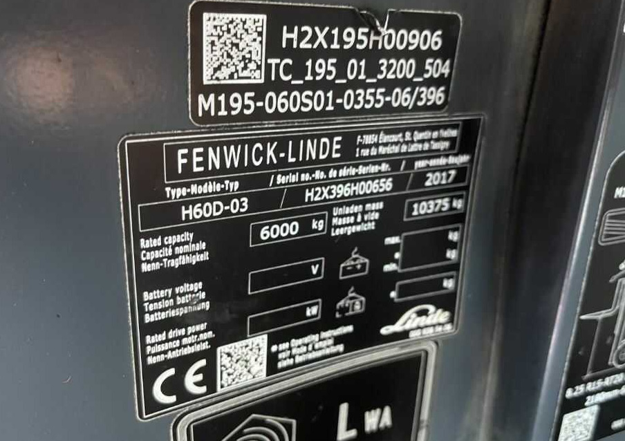 Linde H60D-03 - מלגזת סולר: תמונה 4 Linde H60D-03 - מלגזת סולר: תמונה 4