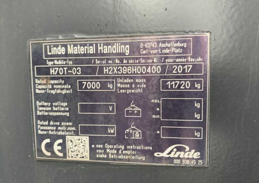 Linde H70T-03 - מלגזת LPG: תמונה 2 Linde H70T-03 - מלגזת LPG: תמונה 2