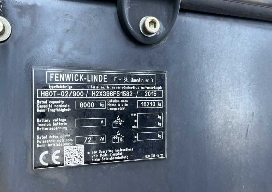 Linde H80T-02/900 - מלגזת LPG: תמונה 4 Linde H80T-02/900 - מלגזת LPG: תמונה 4