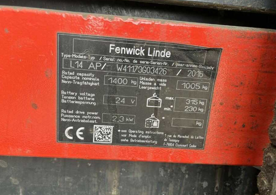 Linde L14lAP - מערים: תמונה 4 Linde L14lAP - מערים: תמונה 4