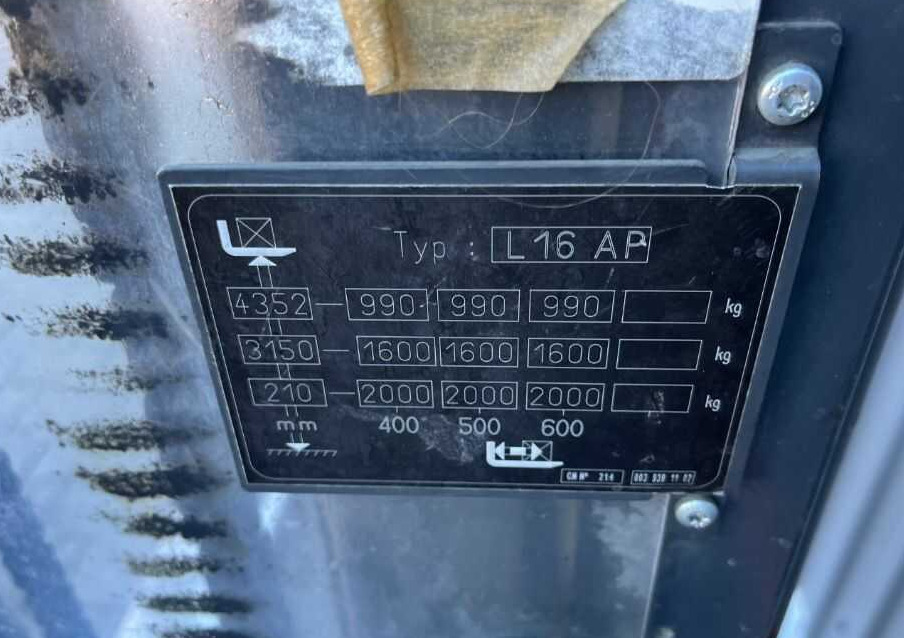 Linde L16APi - מערים: תמונה 5 Linde L16APi - מערים: תמונה 5