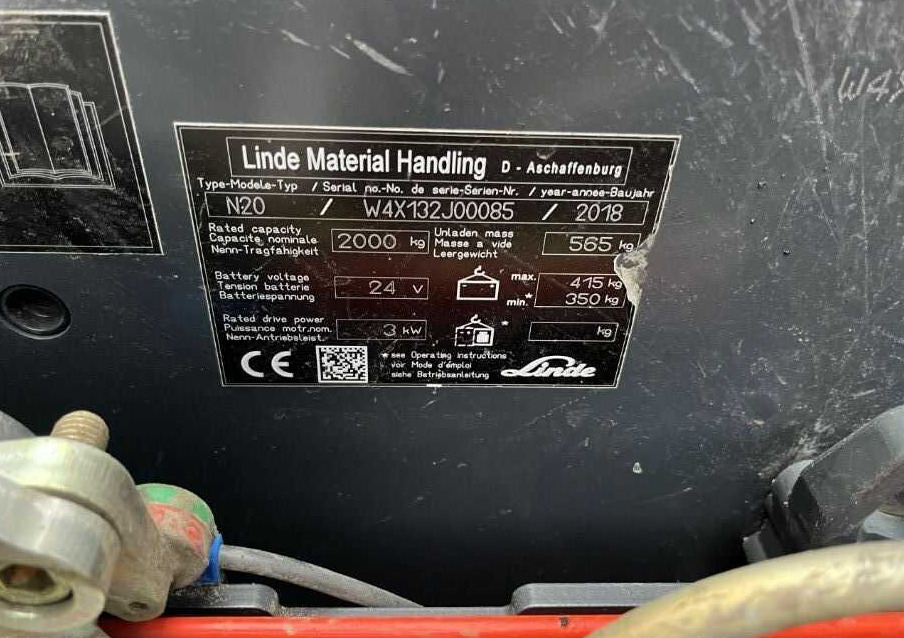Linde N20 - בוחר הזמנות: תמונה 4 Linde N20 - בוחר הזמנות: תמונה 4