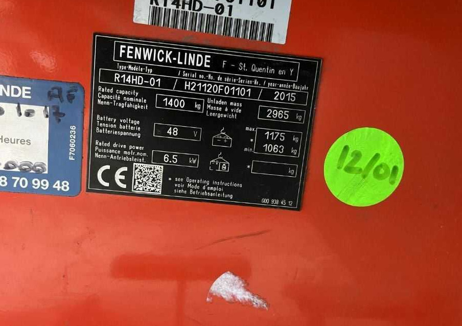 Linde R14HD-01 - משאית הגעה: תמונה 4 Linde R14HD-01 - משאית הגעה: תמונה 4