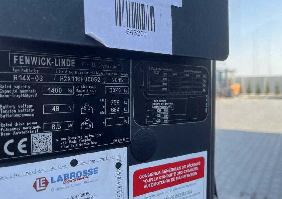 Linde R14X - משאית הגעה: תמונה 4 Linde R14X - משאית הגעה: תמונה 4