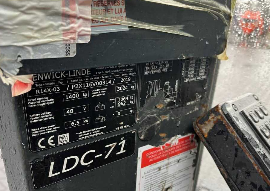 Linde R14X - משאית הגעה: תמונה 4 Linde R14X - משאית הגעה: תמונה 4