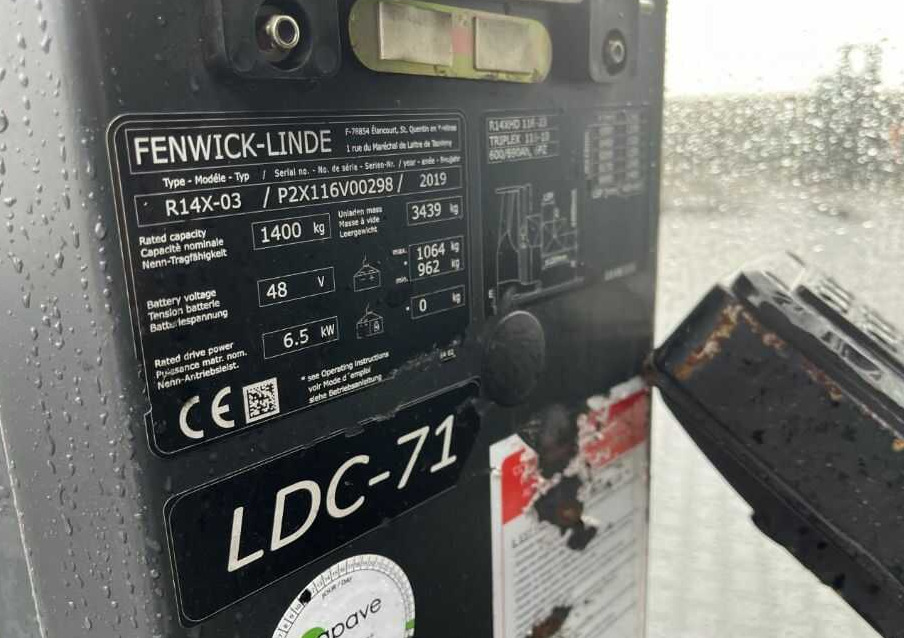 Linde R14X - משאית הגעה: תמונה 4 Linde R14X - משאית הגעה: תמונה 4