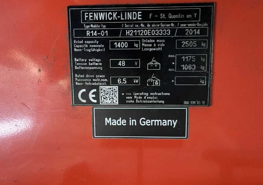 Linde R14 - משאית הגעה: תמונה 4 Linde R14 - משאית הגעה: תמונה 4