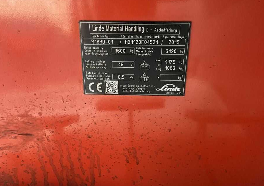 Linde R16HD-01 - משאית הגעה: תמונה 4 Linde R16HD-01 - משאית הגעה: תמונה 4