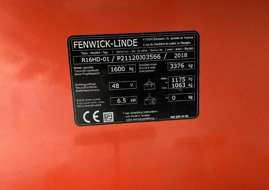 Linde R16HD-01 - משאית הגעה: תמונה 4 Linde R16HD-01 - משאית הגעה: תמונה 4