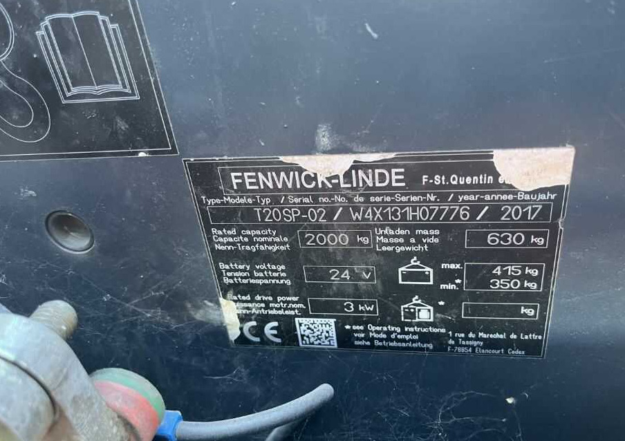 Linde T20SP-02 - משאית משטחים: תמונה 4 Linde T20SP-02 - משאית משטחים: תמונה 4