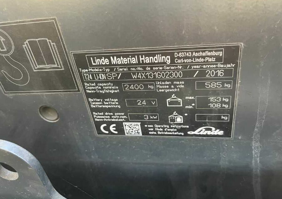 Linde T24SP - משאית משטחים: תמונה 4 Linde T24SP - משאית משטחים: תמונה 4