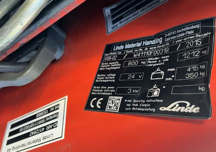 Linde V08-02 - בוחר הזמנות: תמונה 3 Linde V08-02 - בוחר הזמנות: תמונה 3