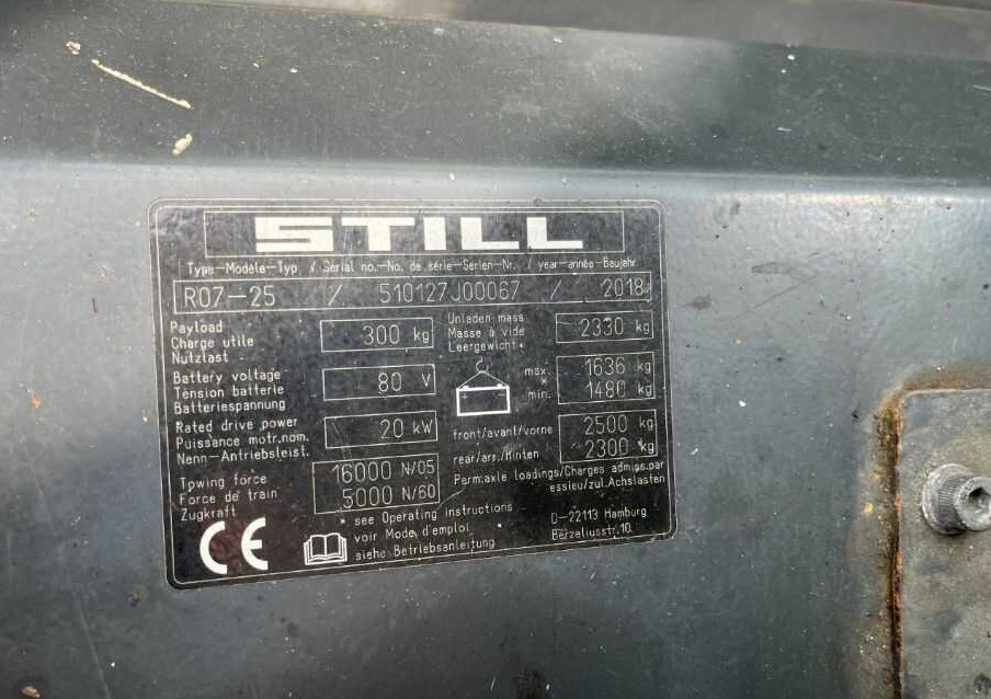 Still R07-25 - טרקטור גרירה: תמונה 4 Still R07-25 - טרקטור גרירה: תמונה 4