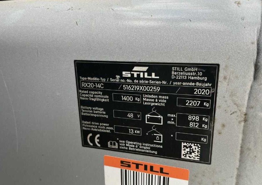 Still RX20-14 - מלגזה חשמלית: תמונה 4 Still RX20-14 - מלגזה חשמלית: תמונה 4