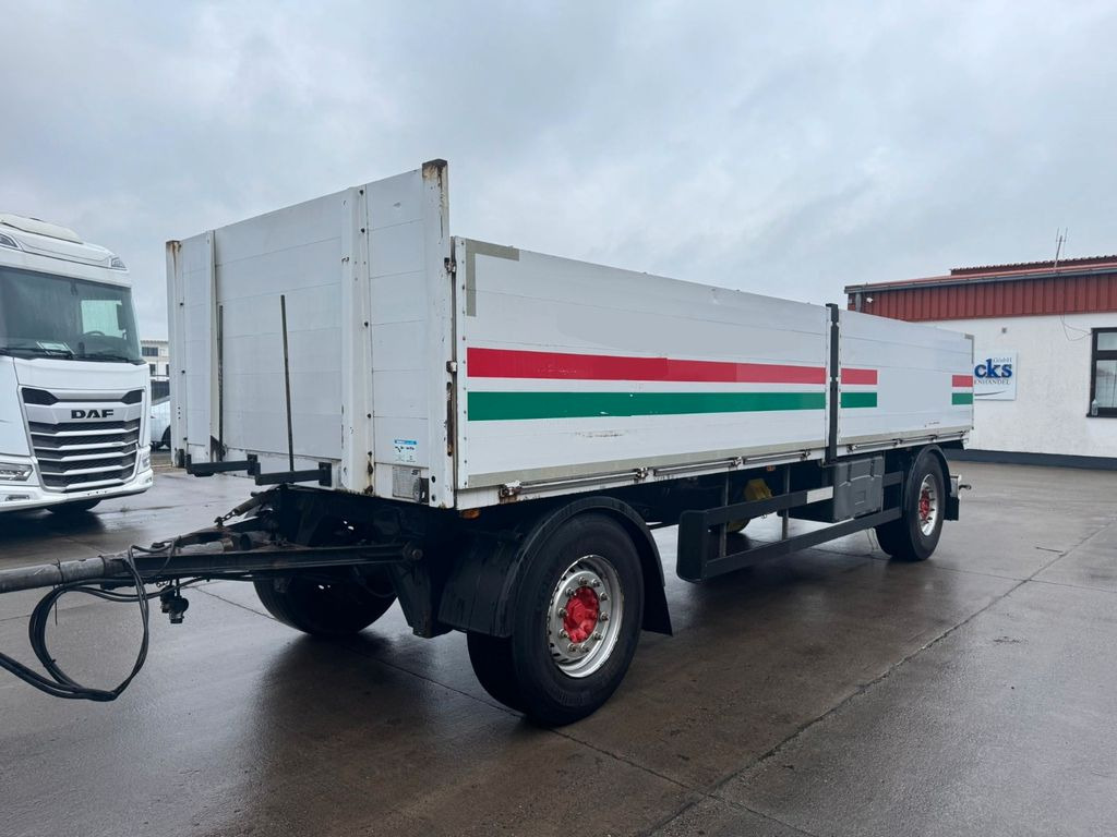 קרון נגרר צד נופל/ שטוח Schwarzmüller PRITSCHE * BAUSTOFF * GUT BEREIFT * 1. HAND *: תמונה 1