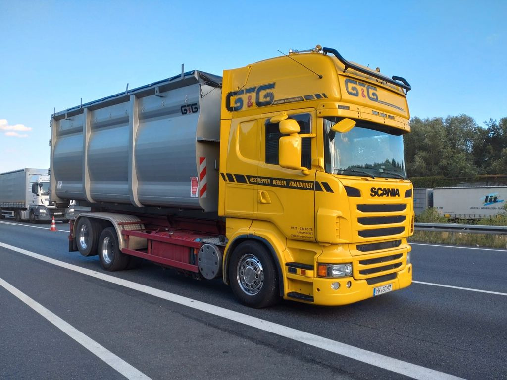 Scania R 730 Abroller voll Luft Scania R 730 Abroller voll Luft - משאית הרמת וו: תמונה 1 Scania R 730 Abroller voll Luft Scania R 730 Abroller voll Luft - משאית הרמת וו: תמונה 1